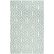 Safavieh Dhurries Light Blue Contemporary Rug - 5' x 8'