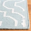 Safavieh Dhurries Light Blue Contemporary Rug - 5' x 8'