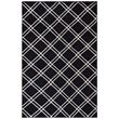 Safavieh Dhurries Black Contemporary Rug - 5' x 8'