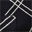 Safavieh Dhurries Black Contemporary Rug - 9' x 12'