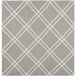 Safavieh Dhurries Grey Contemporary Rug - Square 6'