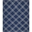 Safavieh Dhurries Navy Contemporary Rug - 8' x 10'