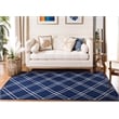 Safavieh Dhurries Navy Contemporary Rug - 8' x 10'
