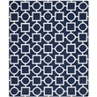 Safavieh Dhurries Navy Contemporary Rug - 8' x 10'