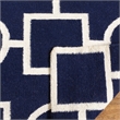 Safavieh Dhurries Navy Contemporary Rug - Square 6'