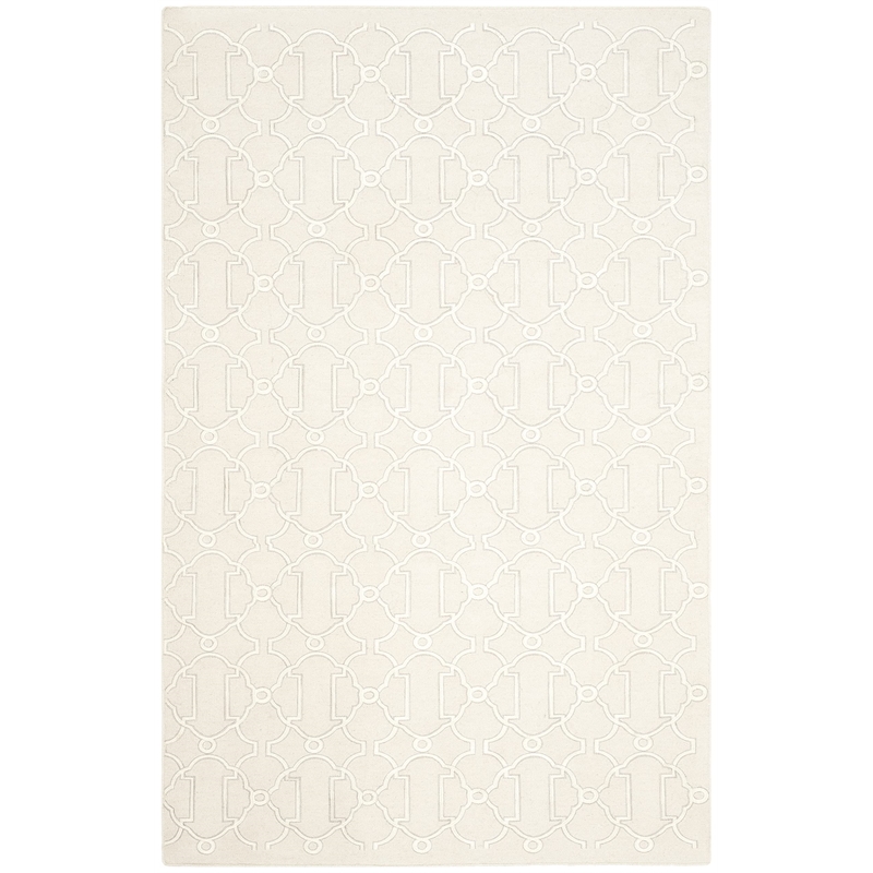 Safavieh Dhurries Beige Contemporary Rug - 4' x 6'