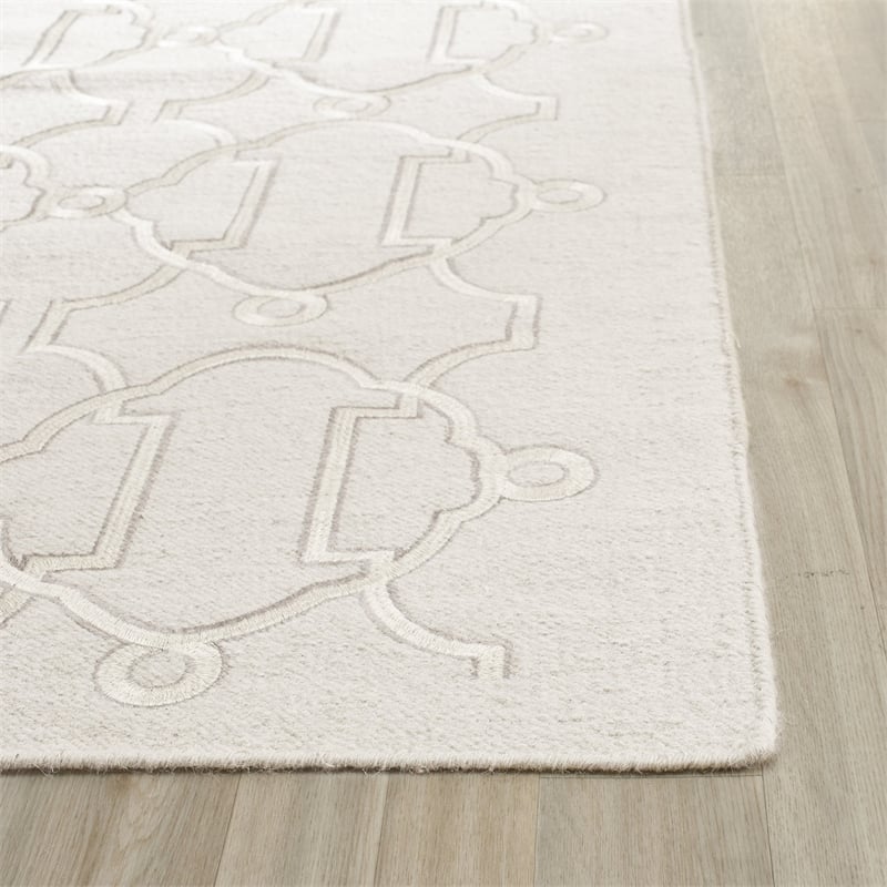 Safavieh Dhurries Beige Contemporary Rug - Square 6'