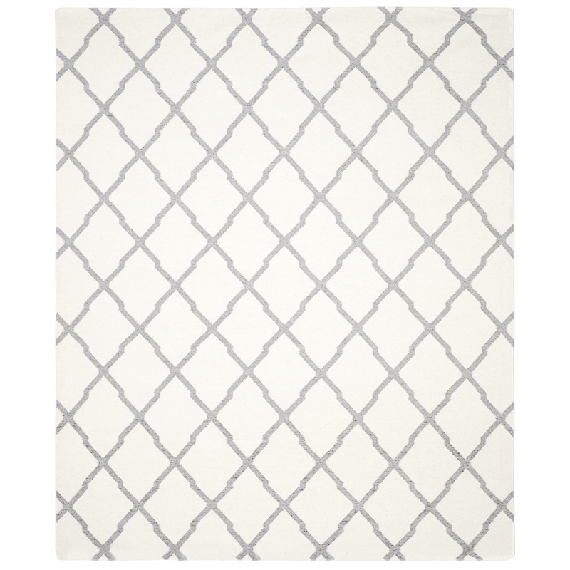 Safavieh Dhurries Ivory Contemporary Rug - 8' x 10'
