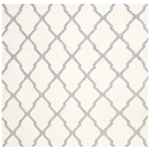 Safavieh Dhurries Ivory Contemporary Rug - Square 6'