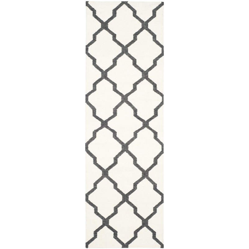 Safavieh Dhurries Ivory Contemporary Rug - 2'6