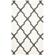 Safavieh Dhurries Ivory Contemporary Rug - 3' x 5'