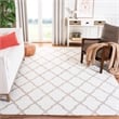 Safavieh Dhurries Ivory Contemporary Rug - 8' x 10'