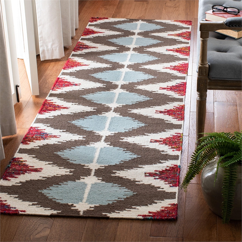 Safavieh Dhurries  Contemporary Rug - 2'6