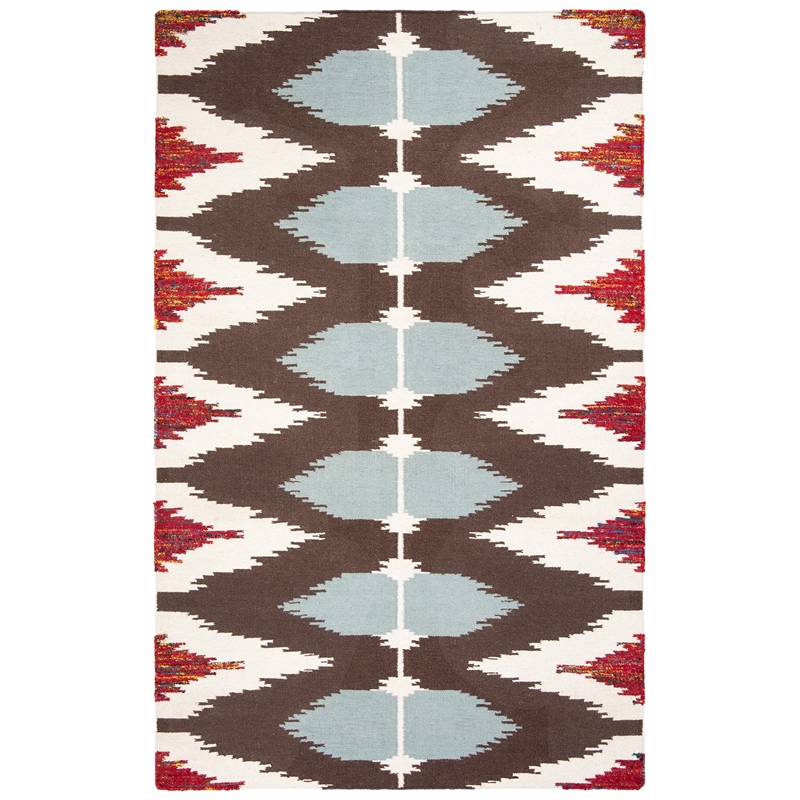 Safavieh Dhurries  Contemporary Rug - 5' x 8'