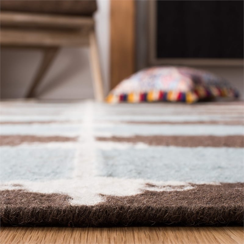 Safavieh Dhurries  Contemporary Rug - 6' x 9'