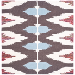 Safavieh Dhurries  Contemporary Rug - Square 6'