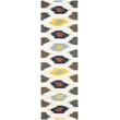 Safavieh Dhurries Ivory Contemporary Rug - 2'6