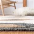 Safavieh Dhurries Ivory Contemporary Rug - 6' x 9'
