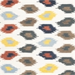 Safavieh Dhurries Ivory Contemporary Rug - Square 6'