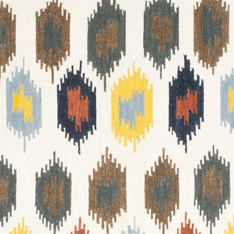 Safavieh Dhurries Ivory Contemporary Rug - Square 6'