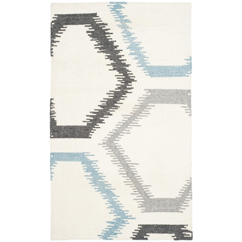 Safavieh Dhurries Ivory Contemporary Rug - 3' x 5'