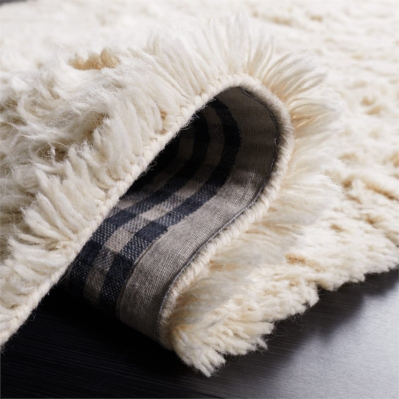 Safavieh Flokati Ivory Shag Rug - 6' x 9'