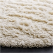 Safavieh Flokati Ivory Shag Rug - Round 6'