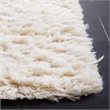 Safavieh Flokati Ivory Shag Rug - Square 4'