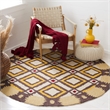 Safavieh Four Seasons Beige Indoor Rug - Round 4'