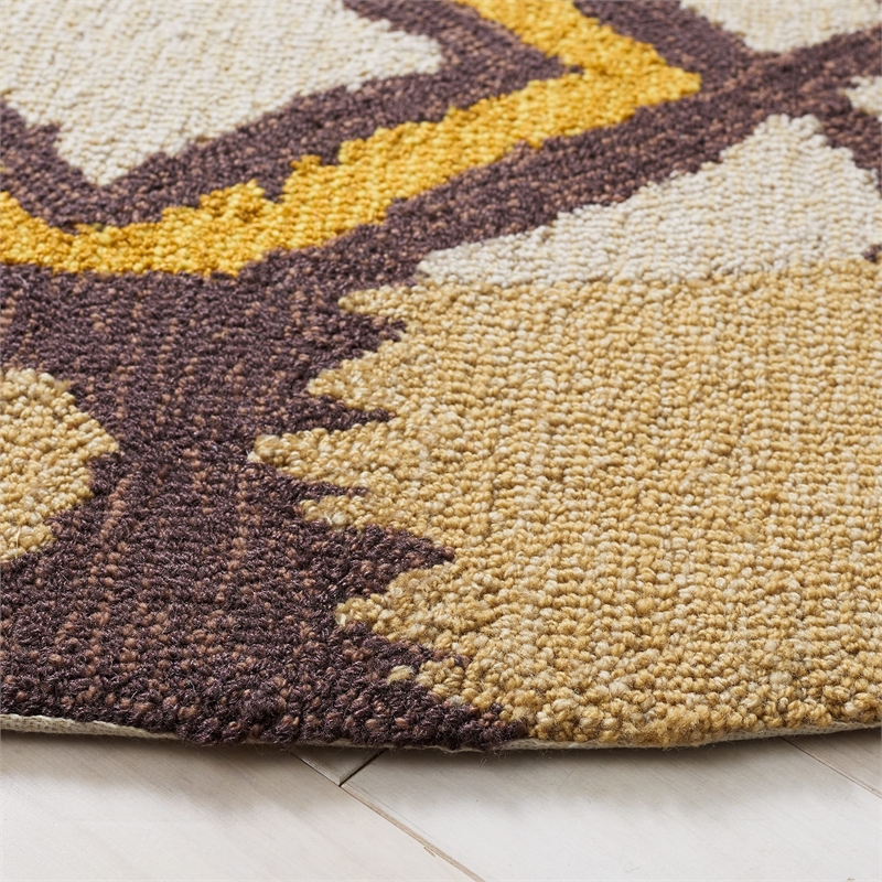 Safavieh Four Seasons Beige Indoor Rug - Round 4'