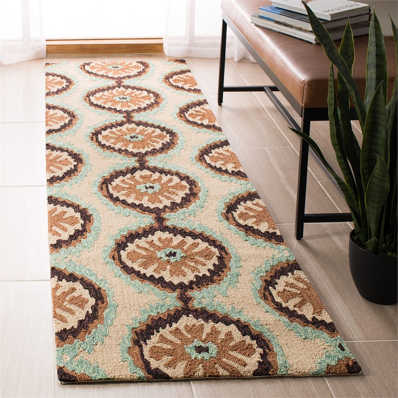 Safavieh Four Seasons Beige Indoor Rug - Runner 2'3