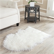 Safavieh Faux Sheep Skin Ivory Shag Rug - 2' x 3'