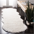 Safavieh Faux Sheep Skin Ivory Shag Rug - Runner 2'6