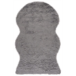 Safavieh Faux Sheep Skin Grey Shag Rug - 4' x 6'