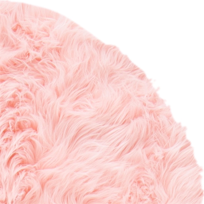 Safavieh Faux Sheep Skin Pink Shag Rug - 2'6