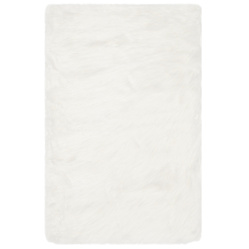 Safavieh Faux Sheep Skin Ivory Shag Rug - 2' x 3'