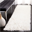 Safavieh Faux Sheep Skin Ivory Shag Rug - Runner 2'6