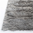 Safavieh Faux Sheep Skin Grey Shag Rug - 5' x 7'