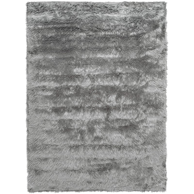 Safavieh Faux Sheep Skin Grey Shag Rug - 5' x 8'