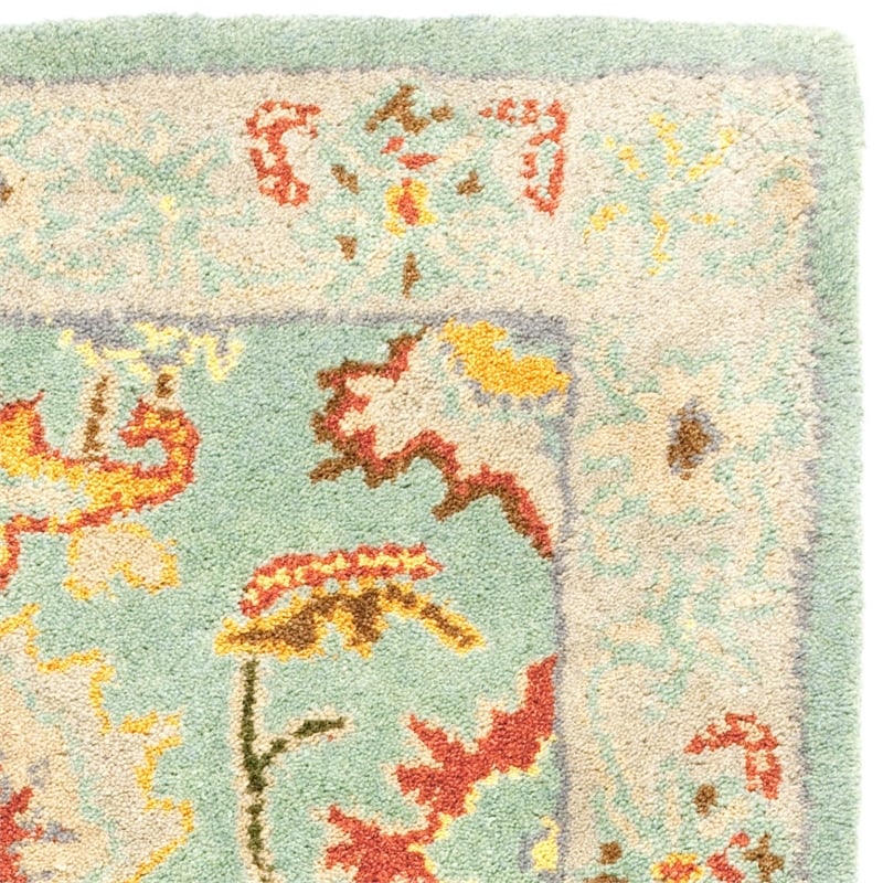 Safavieh Heritage Light Blue Traditional Rug - Round 9'