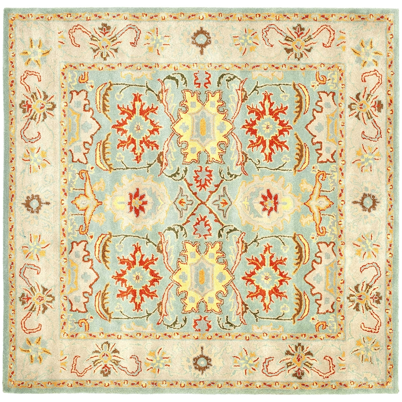 Safavieh Heritage Light Blue Traditional Rug - Square 4'