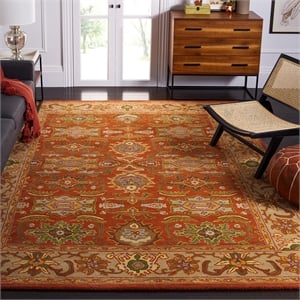 Safavieh Heritage Rust Traditional Rug - 9' x 12'