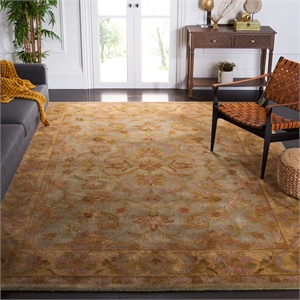 Safavieh Heritage Green Traditional Rug - 11' x 15'