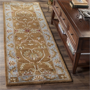 Safavieh Heritage Brown Traditional Rug - Runner 2'3&quot x 18'