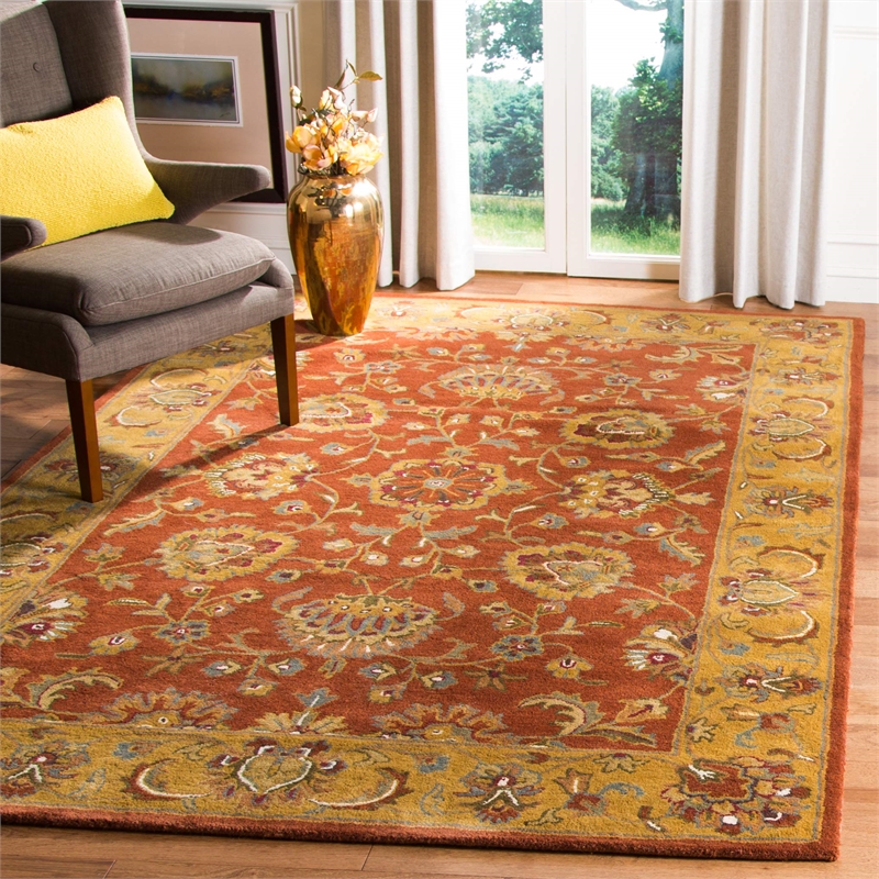 Safavieh Heritage Red Traditional Rug - 10' x 14'
