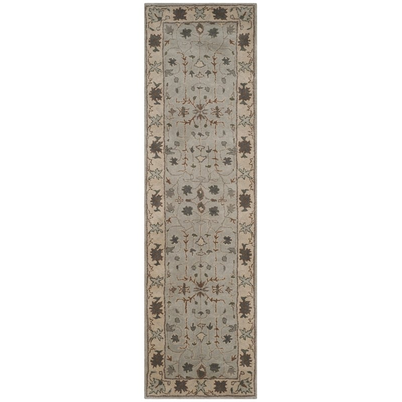 Safavieh Heritage Green Traditional Rug - Runner 2'3