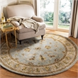 Safavieh Heritage Light Blue Traditional Rug - Round 8'