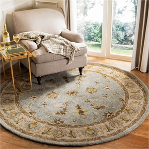 Safavieh Heritage Light Blue Traditional Rug - Round 10'