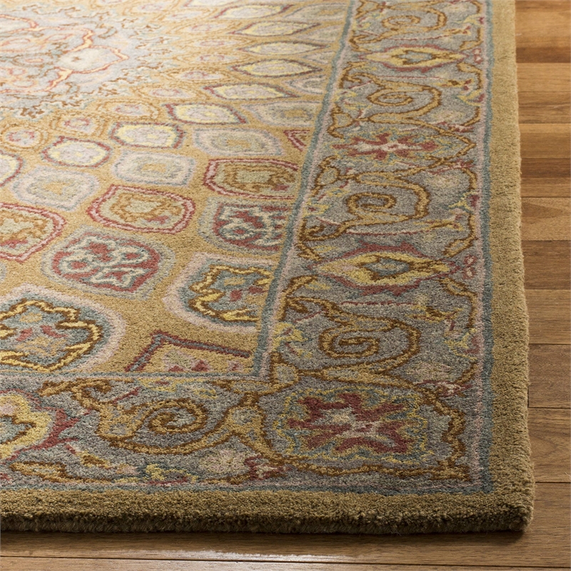 Safavieh Heritage Light Brown Traditional Rug - Square 4'
