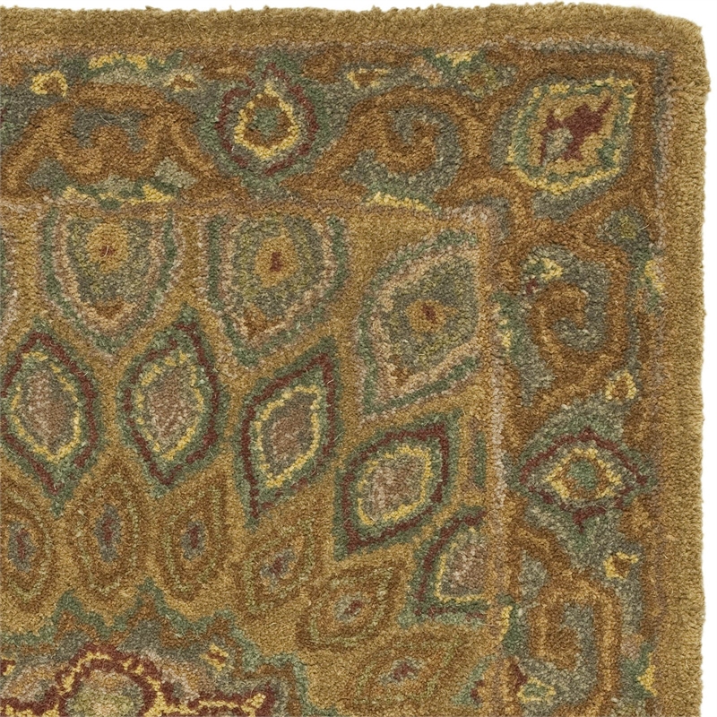 Safavieh Heritage Light Brown Traditional Rug - Square 4'